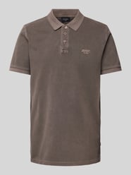 Regular Fit Poloshirt mit Label-Stitching Modell 'Ambrosio' von JOOP! Jeans Braun - 24