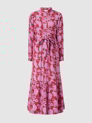 Maxikleid aus Viskose  von POM Amsterdam Rosa - 37