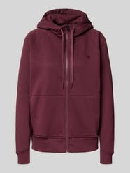 Regular fit sweatjack met logoprint, model 'Premium' van G-Star Raw Bordeaux - 7