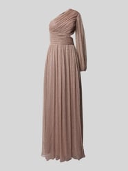 Abendkleid im One-Shoulder-Design von Unique Rosa - 16