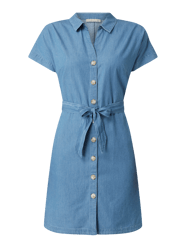 Jeansjurk met tailleriem  van BETTY & CO GREY Blauw / turquoise - 40