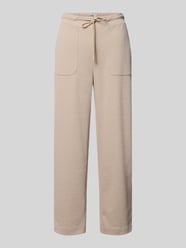 Hose mit elastischem Bund Modell 'KATE PIQUE' von ICHI Beige - 33