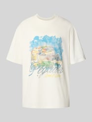 Oversized T-Shirt mit Label-Print von Pegador - 19