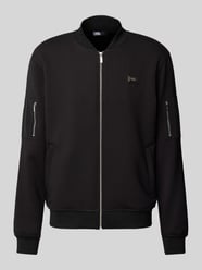 Sweatjacke mit Stehkragen von Karl Lagerfeld Schwarz - 42