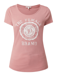 T-Shirt mit Logo-Print von Tom Tailor Denim Pink - 3