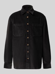 Regular Fit Hemdjacke aus Cord mit Kentkragen von Christian Berg Men - 41