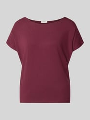 Oversized T-shirt van viscosemix van s.Oliver RED LABEL Bordeaux - 42