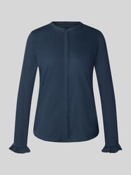 Bluse mit Mao-Kragen und Rüschenärmeln Modell 'Mattie' von MOS MOSH - 35
