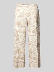 Straight Leg Leinenhose mit verkürztem Schnitt von Brax Beige - 25