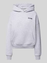 Bluza z kapturem o kroju oversized z nadrukiem z logo od Review - 22