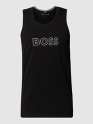 Tanktop mit Label-Print Modell 'Beach' von BOSS Schwarz - 47