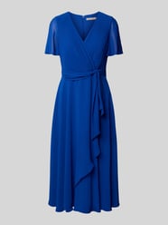 Cocktailkleid mit V-Ausschnitt und Wickel-Optik von Christian Berg Cocktail - 30