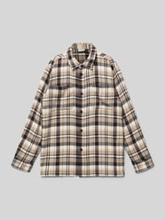 Koszula flanelowa o kroju regular fit z mieszanki bawełny i wiskozy od s.Oliver RED LABEL - 6