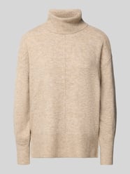 Rollkragenpullover mit Teilungsnaht-Detail von PIECES - 20