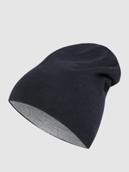 Omkeerbare beanie met stretch, model 'Eclipse' van Barts Blauw - 3