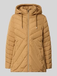 Steppjacke mit Reißverschlusstaschen von Christian Berg Woman Selection Beige - 7