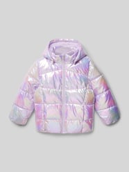 Steppjacke mit Kapuze Modell 'MOLINA' von Name It Rosa - 9