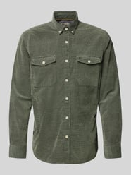 Regular Fit Freizeithemd mit Button-Down-Kragen von camel active Grün - 44