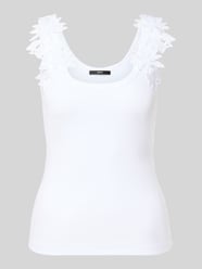 Tanktop mit floralen Applikationen von zero - 20