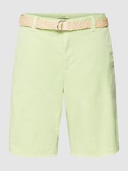 Chinoshorts mit französischen Eingrifftaschen von Esprit Grün - 2