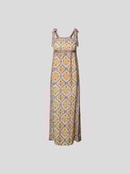 Leinenkleid im Empire-Stil von Hannah Artwear Orange - 29