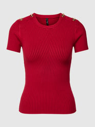 Strickshirt mit Strukturmuster Modell 'ALICE' von Marciano Guess Rot - 35