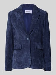 Slim fit blazer van corduroy met klepzakken van MORE & MORE - 11