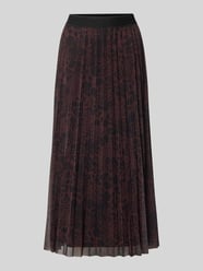 Fließender Midi-Rock mit Leo-Print von s.Oliver BLACK LABEL - 10