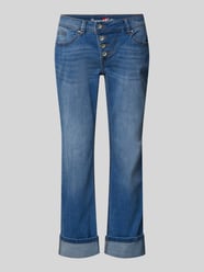 Jeans in verkürzter Passform Modell 'Malibu' von Buena Vista Blau - 36