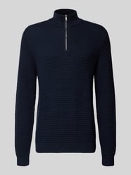 Regular Fit Troyer mit gerippten Abschlüssen von MCNEAL - 30