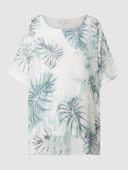 Shirt mit Lochmuster  von Apricot Weiß - 2