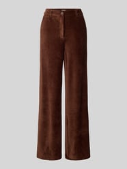 Corduroy broek met paspelzakken model 'TAMARY' van ICHI - 10