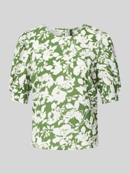 Bluzka z kwiatowym wzorem model ‘FREJ’ od Vero Moda Zielony - 16