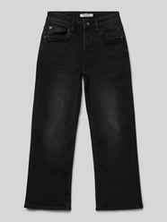 Loose fit jeans met labeldetails van Garcia - 4