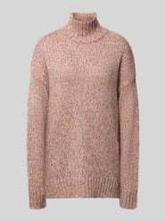 Strickpullover mit Stehkragen Modell 'FANNY' von ICHI Pink - 44