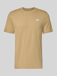 Regular Fit T-Shirt aus reiner Baumwolle von Nike Beige - 21