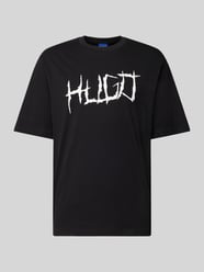 Regular Fit T-Shirt aus reiner Baumwolle Modell 'NAMERIX' von HUGO Blue - 7