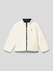 Wendejacke in Teddyfell-Optik mit Steppnähten von Polo Ralph Lauren Kids Weiß - 4