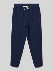 Sweatpants mit Eingrifftaschen von Polo Ralph Lauren Kids Blau - 22