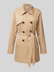 Regular Fit Trenchcoat mit Kentkragen Modell 'VALERIE' von Only Beige - 19