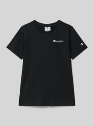 T-shirt z wyhaftowanym logo od CHAMPION - 26