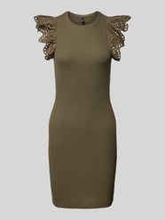 Sukienka mini z efektem prążkowania ‘DREA LIFE’ od Only Zielony - 10