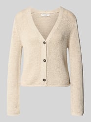 Slim Fit Strickjacke aus Baumwoll-Mix von Marc O'Polo - 26