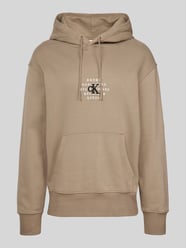 Hoodie mit Label-Stitching von Calvin Klein Jeans Beige - 13