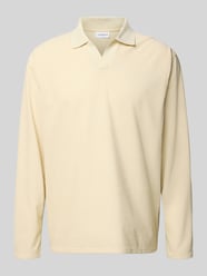 Koszulka polo o kroju oversized z fakturowanym wzorem od Lindbergh - 18