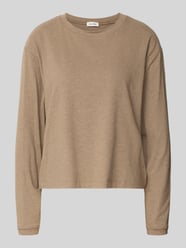 Shirt met lange mouwen en ronde hals, model 'YPAWOOD' van American Vintage Beige - 33