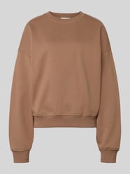 Regular Fit Sweater mit Logo-Stitching Modell 'Croissant' von OH APRIL - 16