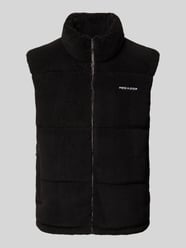Bodywarmer met opstaande kraag en labelstitching, model 'LANDIN' van Pegador - 44