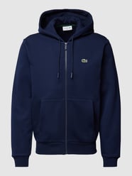 Sweatjacke mit Logo-Patch von Lacoste Blau - 47