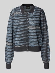 Gebreid jack van viscosemix met platte kraag en knoopsluiting van Scotch & Soda - 20